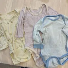 80 肌着　ロンパース 3点セット