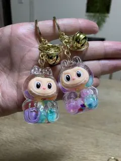 ラブブ　らぶぶカラフルアクリルキーホルダー2個セット