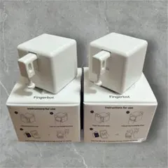 2個 スマートスイッチボタン フィンガーボット 指ロボット スイッチロボット 白