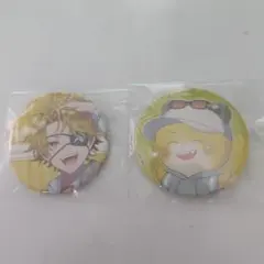 カラフルピーチ 缶バッジ 　たっつん&シヴァ2個セットのサムネイル