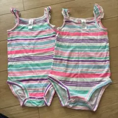 carter's ストライプロンパース 24ヶ月