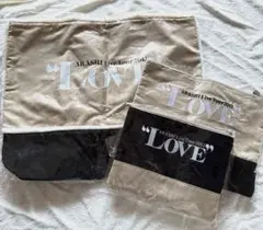ARASHI Live Tour 2013 LOVEトートバッグ ポーチ セット