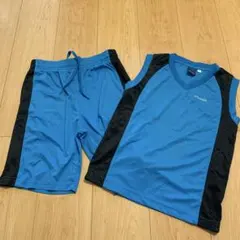 Reebok バスケットボール タンクトップ120&ハーフパンツ130上下セット