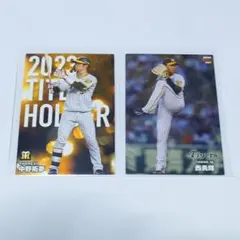カルビープロ野球チップス2024 第1弾 阪神 中野拓夢 タイトルカード他