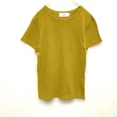 AZUL BY MOUSSY 　イエロー　マスタード　半袖Tシャツ　無地　Mのサムネイル