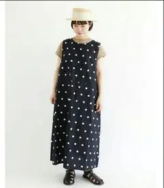 最終値下げ❗️美品＊js luxe【SOIL】ボイルドットフリル スモック