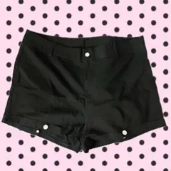 平成ギャル パンク グランジ 黒 y2k 00s ショートパンツ