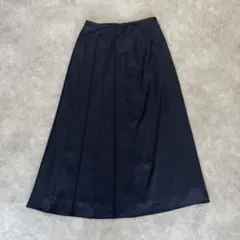 K.T KIYOKO TAKASE プリーツスカート Mサイズ　アシメ　ネイビーのサムネイル