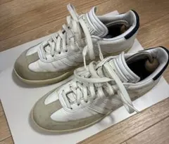 adidas SAMBA ホワイト ネイビー ゴルフシューズスニーカーのサムネイル
