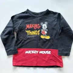 ミッキーマウス 長袖Tシャツ 110