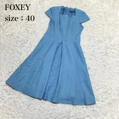 foxey バイカラー 襟付き ノースリーブ ワンピース 40サイズ - メルカリ