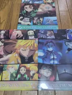 鬼滅の刃 クリアファイル無限列車編3枚セット