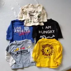 西松屋　ロングTシャツ　80センチ　5枚セット　まとめ売り