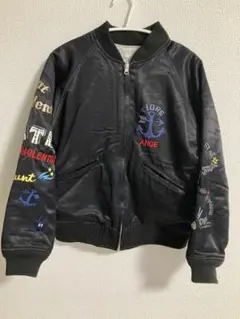 【限定品】ティグルブロカンテ　刺繍スカジャン　（リバーシブル）サイズXS