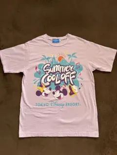 Mサイズ　東京ディズニー　サマークールオフ　ミセスグリーンアップル　Tシャツ