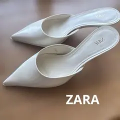 ZARA ポインテッドトゥ ミュール