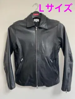 L FREAK'S STOREライダースレザージャケット ブラック