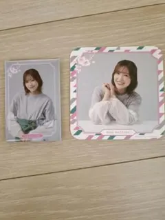 櫻坂46 カフェ CAFE　松田里奈　コースター 缶マグネット