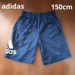 adidas ハーフパンツ ネイビー　ジッパーポケット　ジュニア　サッカー