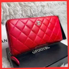 CHANEL マトラッセ バイカラー ラウンドファスナー　長財布 CHANEL（シャネル） ラウンドファスナー長財布 クラシックロングジップ