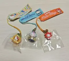 ハローキティ ご当地限定ストラップ　3つセット