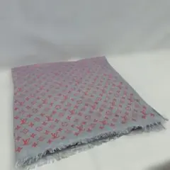 ルイヴィトン　エトール　モノグラム コットン　大判　ストール　ピンク　パープル