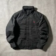 90s POLO by Ralph Lauren スウィングトップ 黒 ブルゾン