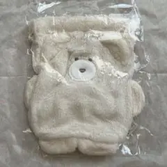 【新品未開封】モコモカ　巾着　白　クリーム