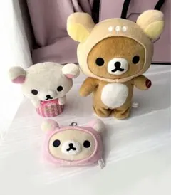 コリラックマ リラックマ ハッピーナチュラルタイム スイーツ ぬいぐるみ セット