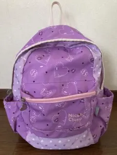 Nice Claup パープル　リュック　中古品　早い者勝ち　即対応　2点セットのサムネイル