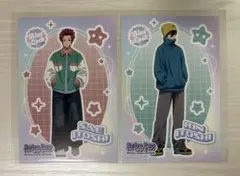 ブルーロック ブルロ コラボカフェ ポストカード 糸師 冴 凛 レトロポップ