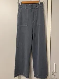 ロペピクニック パンツ ワイドパンツ　サイズ38Sサイズ　グレー