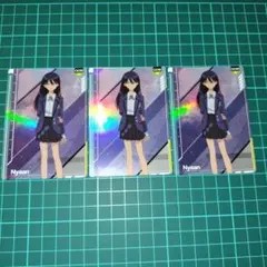 ガンダムジークアクス ニャアン カード ×3 SR