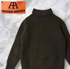 ANDERSEN-ANDERSEN タートルネック カーキ XS
