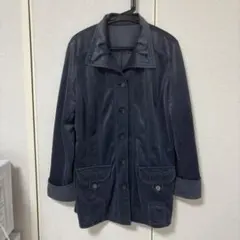 ジャケット、シャツ、ベロア、80's、90's、古着、レディース、レトロ