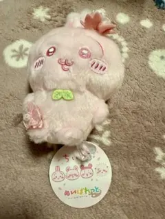 【新品未使用】ちいかわ うさぎ ぬいぐるみ マスコット さくら　タグ付き