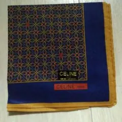 CELINE セリーヌ　大判ハンカチ 　川辺