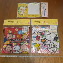 SNOOPY 巾着袋 & マグネットシート付きメモ用紙