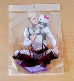 進撃の巨人　サンリオ　エルヴィン　ハローキティ　アクリルスタンドL
