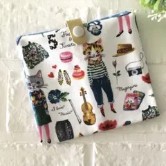 携帯用ボックスティッシュケース♡猫柄