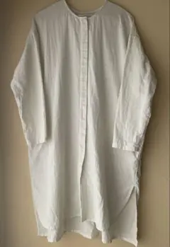 evamevaエヴァムエヴァ water linen tunic SIZE M