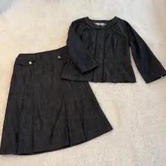 J.PRESS ジェイプレス　ノーカラージャケット　スカート　セットアップ