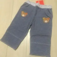 新品☆ミキハウス プッチー6分丈パンツ 120cm