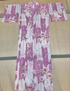 浴衣 ピンク 花柄 レディース