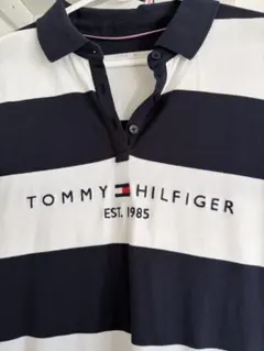TOMMY HILFIGER ストライプポロドレス