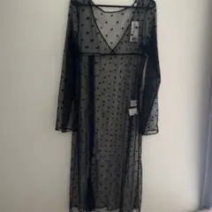 【新品未使用 タグ付き⠀】X-girl 星シアーワンピース フェアリーグランジ