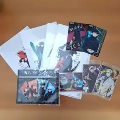 呪術廻戦 クリアファイルマスクケースとポストカード　ジッパーバッグ