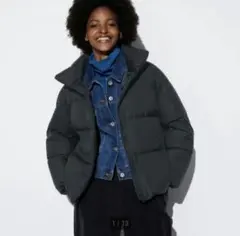 ☆新品未使用☆UNIQLO パウダーソフトダウンジャケット　ブラック　XXL