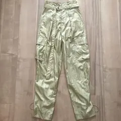 【再値下げ】スタニングルアー カーゴパンツ ベージュ ベルト付 S キュプラのサムネイル