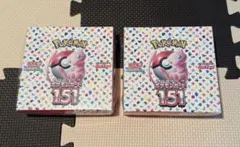 早い者勝ち ポケモンカード 151 2BOX 未開封シュリンク付き 速発送